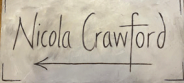 Nicola Crawford Artist wall logo